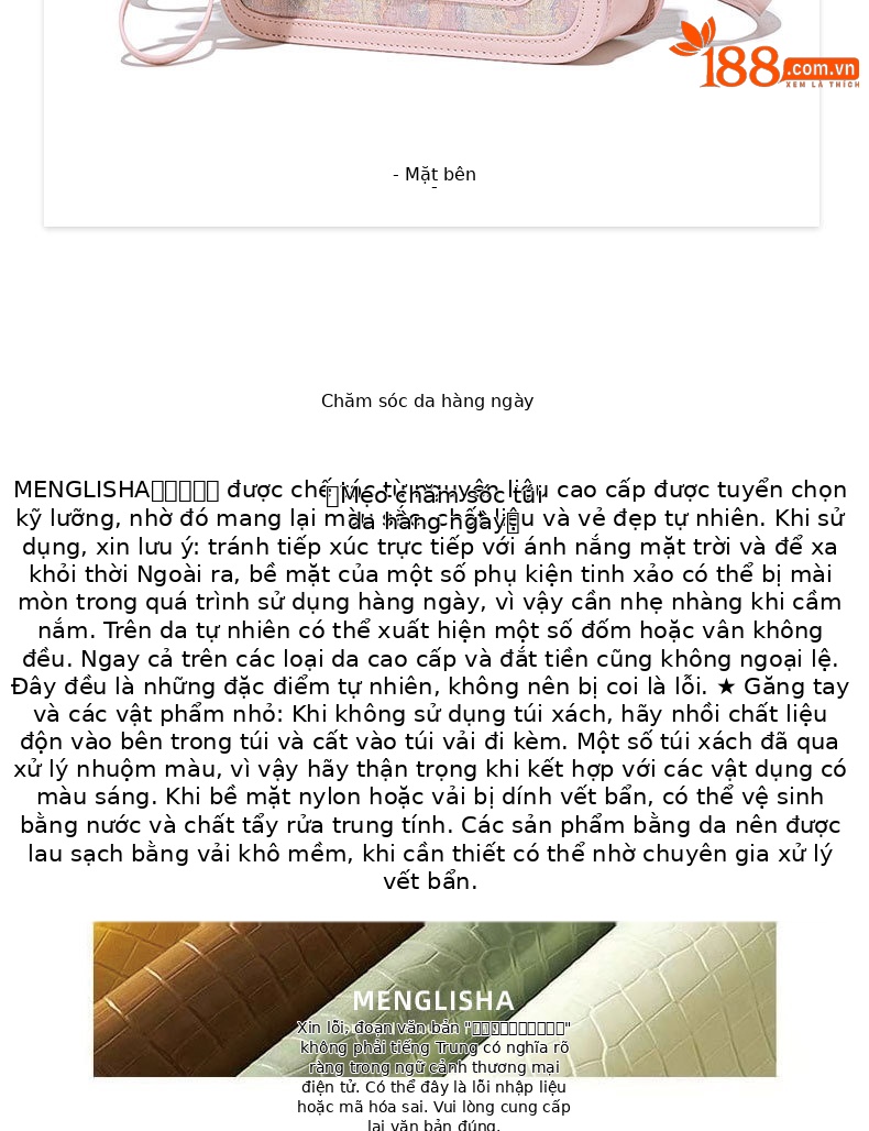 Túi đeo chéo nữ phong cách Hàn Quốc dáng hộp nhỏ, phối màu tương phản, dung tích lớn, quai xích chi tiết 11