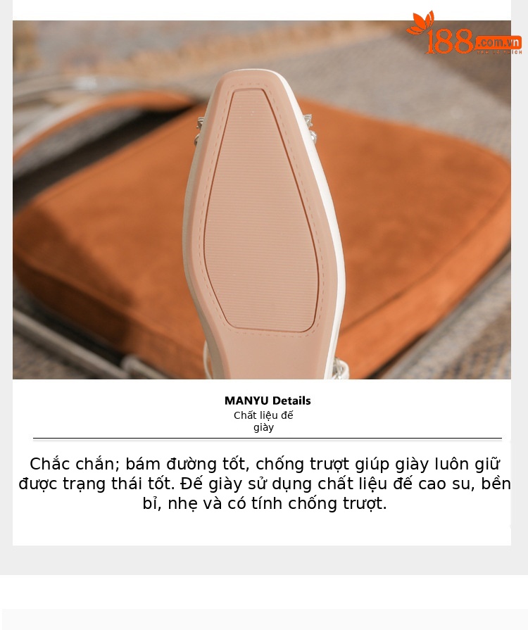 Giày Mary Jane nữ mũi vuông nhỏ đế bệt tăng chiều cao bên trong — Màu đen chi tiết 6