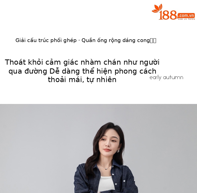 Quần jean nữ cạp cao ống rộng dáng xòe phong cách Hàn Quốc — màu xám mát mẻ chi tiết 1