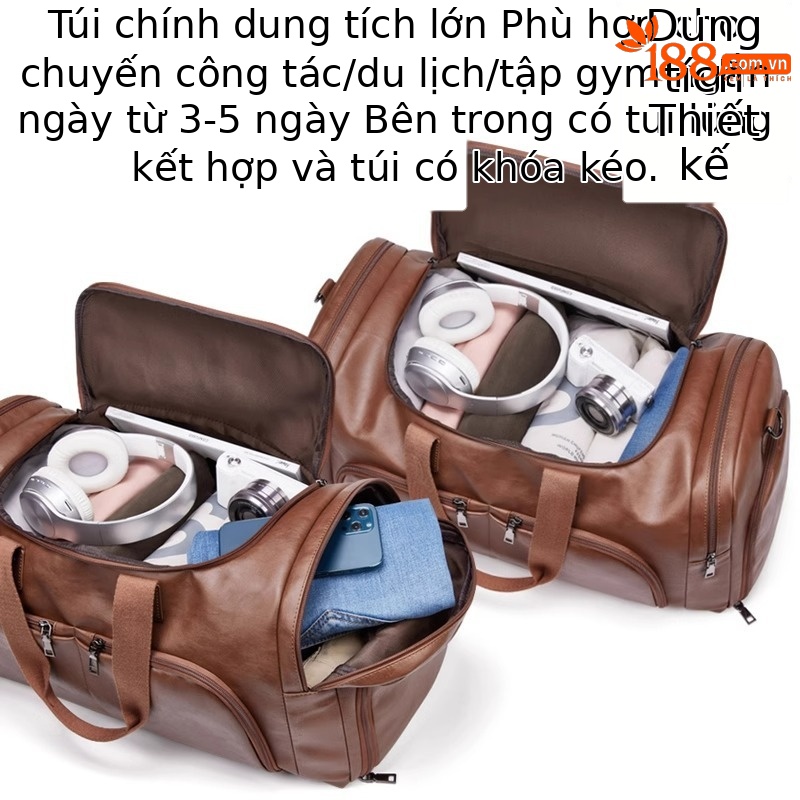 Túi thể thao xách tay nam Emperor Paul ngăn khô ướt dung tích lớn đi công tác du lịch