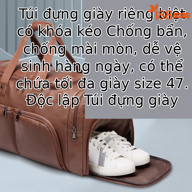 Túi thể thao xách tay nam Emperor Paul ngăn khô ướt dung tích lớn đi công tác du lịch
