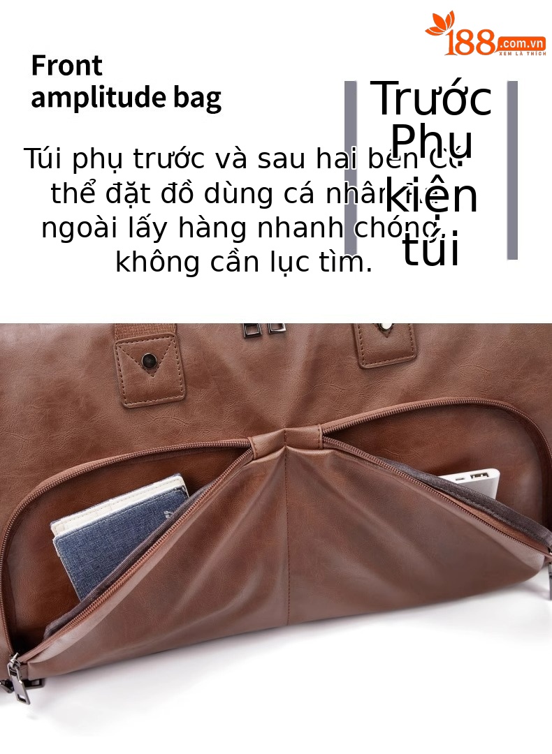 Túi thể thao xách tay nam Emperor Paul ngăn khô ướt dung tích lớn đi công tác du lịch chi tiết 7