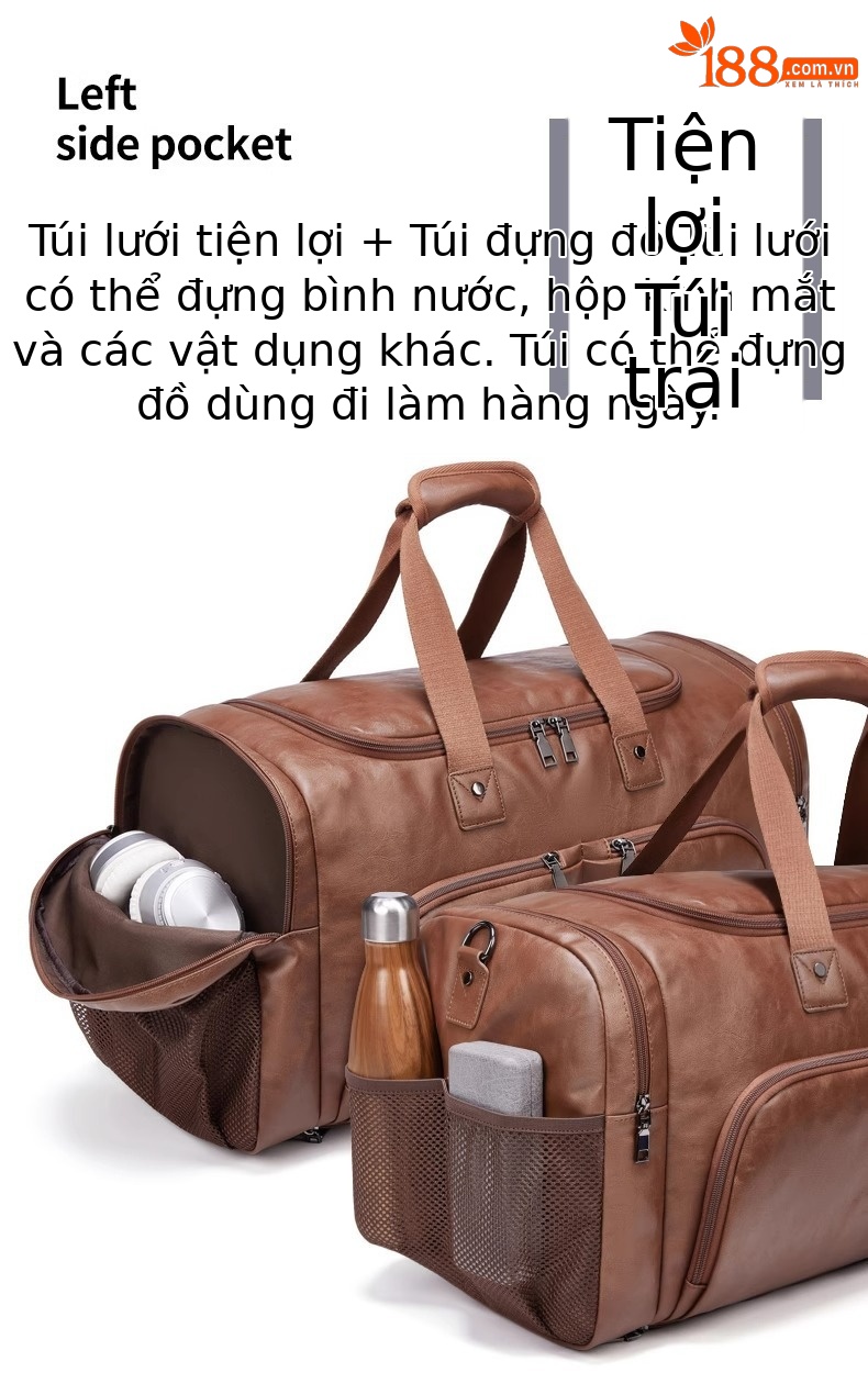 Túi thể thao xách tay nam Emperor Paul ngăn khô ướt dung tích lớn đi công tác du lịch chi tiết 10