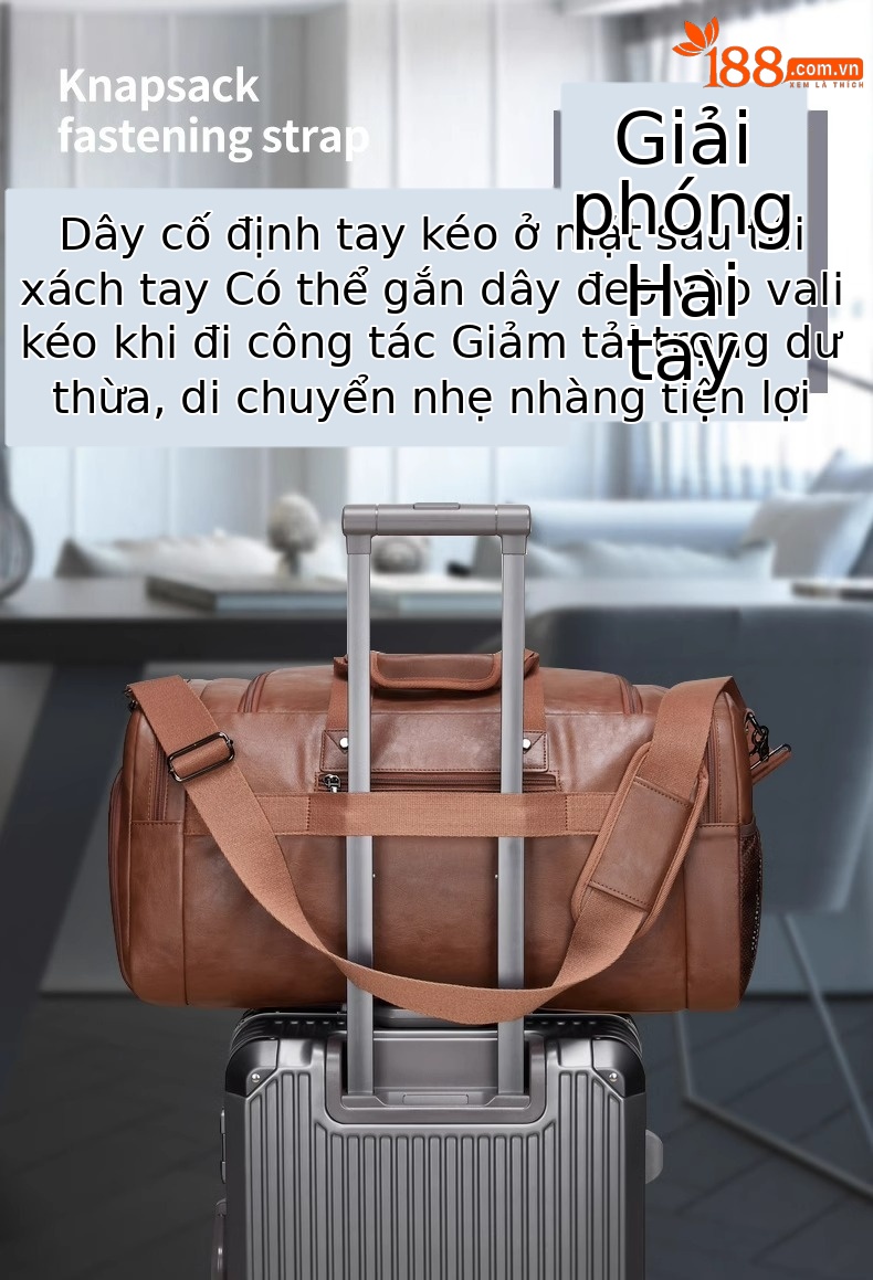 Túi thể thao xách tay nam Emperor Paul ngăn khô ướt dung tích lớn đi công tác du lịch chi tiết 12
