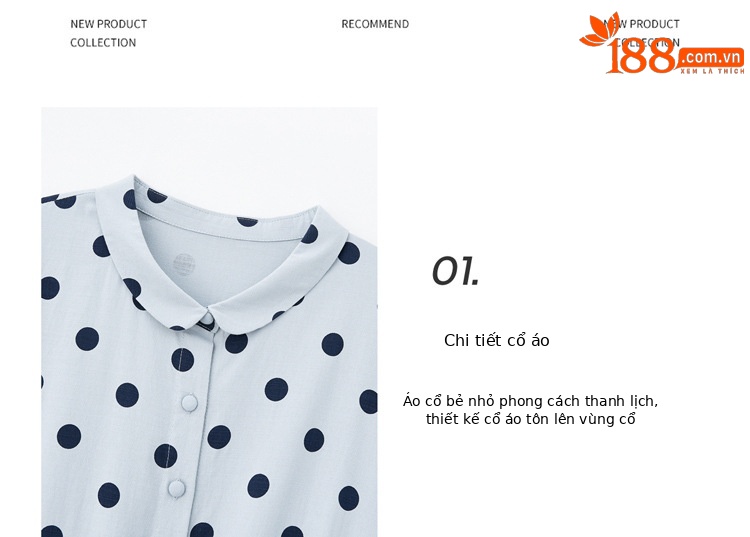 Đầm maxi nữ chấm bi in họa tiết eo thon dáng midi thời trang NI502 — màu be, màu xanh chi tiết 9