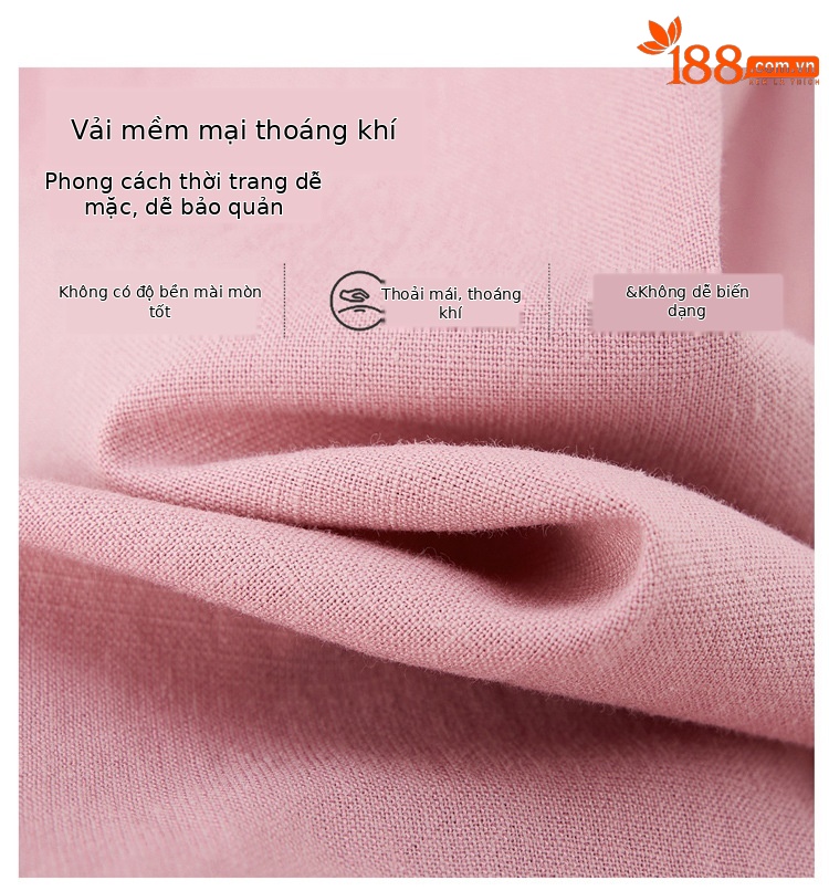 Váy midi cổ V dáng ôm dây buộc thanh lịch mùa hè 2025 NI509 — màu xanh, màu hồng chi tiết 11