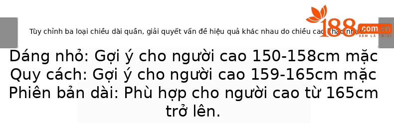 Quần công sở nhanh khô kiểu Mỹ nữ ống rộng cạp cao dáng thẳng — Màu xanh sương mù [người đàn ông nhỏ] chi tiết 1