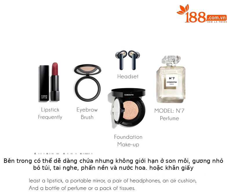 Túi tote nữ đi làm mùa xuân 2025 dáng vai gập sức chứa lớn thời trang dễ phối chi tiết 6