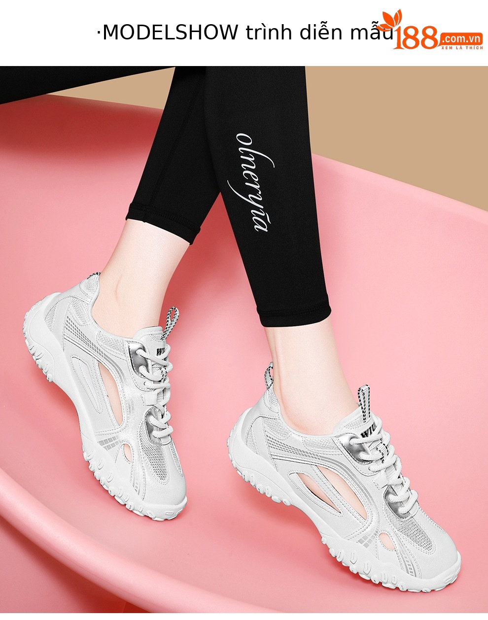 Giày sneaker nữ lưới rỗng thoáng khí mùa hè 2025 — JST 7216m màu, JST 7216 bạc chi tiết 8
