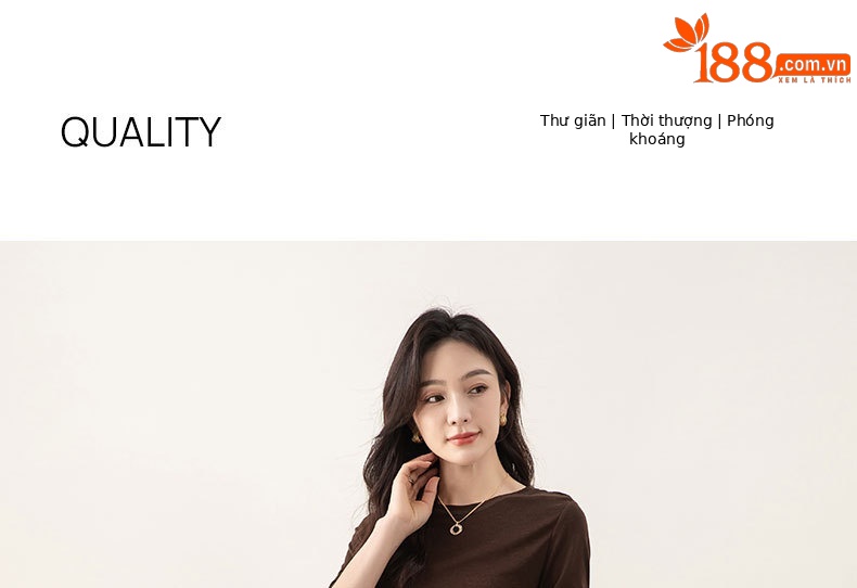 Chân váy denim Lyocell nữ cạp cao dáng A xẻ tà dài trung bình — màu xanh chi tiết 1