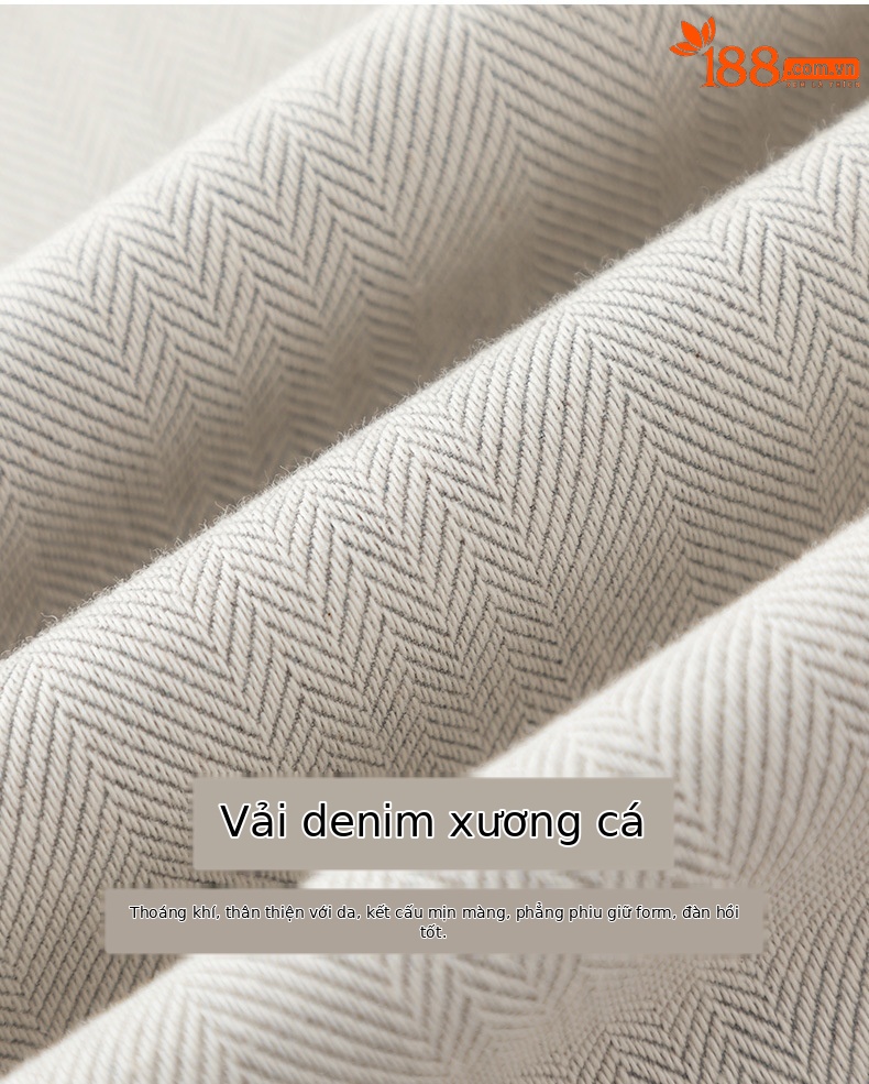 Quần jeans ống rộng chuông Xinge cạp cao dáng xòe nhẹ dài chấm đất — màu xám trắng chi tiết 6