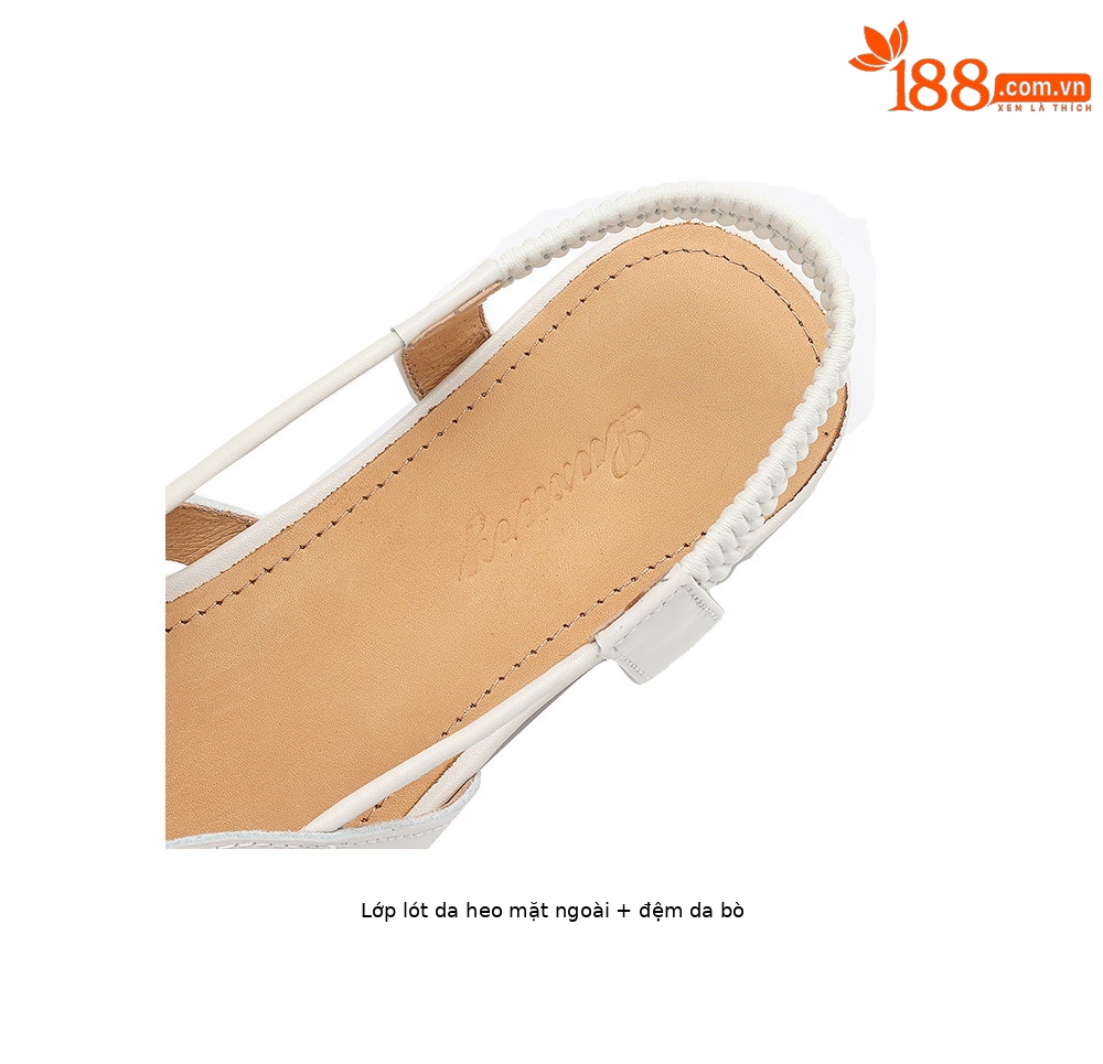 Dép sandal nữ da bò đế bệt dệt rỗng kiểu retro La Mã — đen chi tiết 24
