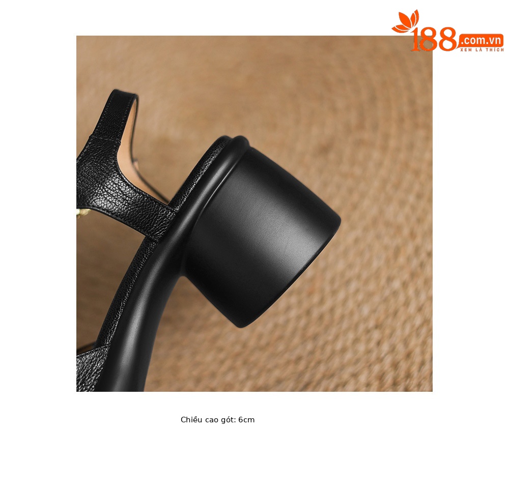 Sandal La Mã cao gót mùa hè size lớn 34-41, đế xuồng gót dày, mũi hở, chất liệu dệt — đen chi tiết 27