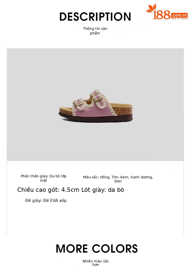 Sandal Birkenstock đế dày hở mũi quai thắt lưng cho nữ — đen chi tiết 5