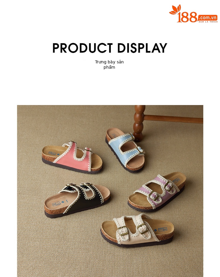 Sandal Birkenstock đế dày hở mũi quai thắt lưng cho nữ — đen chi tiết 21