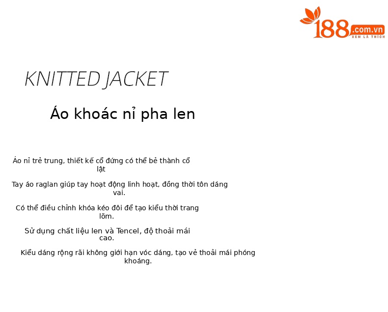 Áo khoác nỉ dây kéo len pha trộn dáng rộng cổ lật cho nữ mùa thu — màu xanh hải quân chi tiết 3