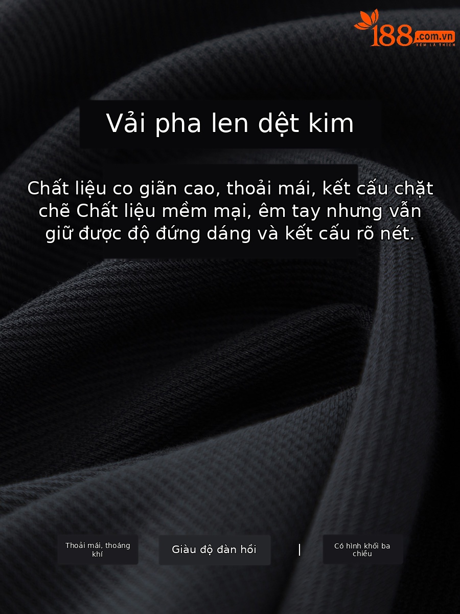 Áo khoác nỉ dây kéo len pha trộn dáng rộng cổ lật cho nữ mùa thu — màu xanh hải quân