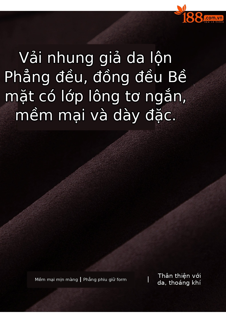 Áo khoác bomber giả da nhung phối ve nhỏ dáng rộng phong cách Hong Kong cổ điển — màu tím anh đào chi tiết 5
