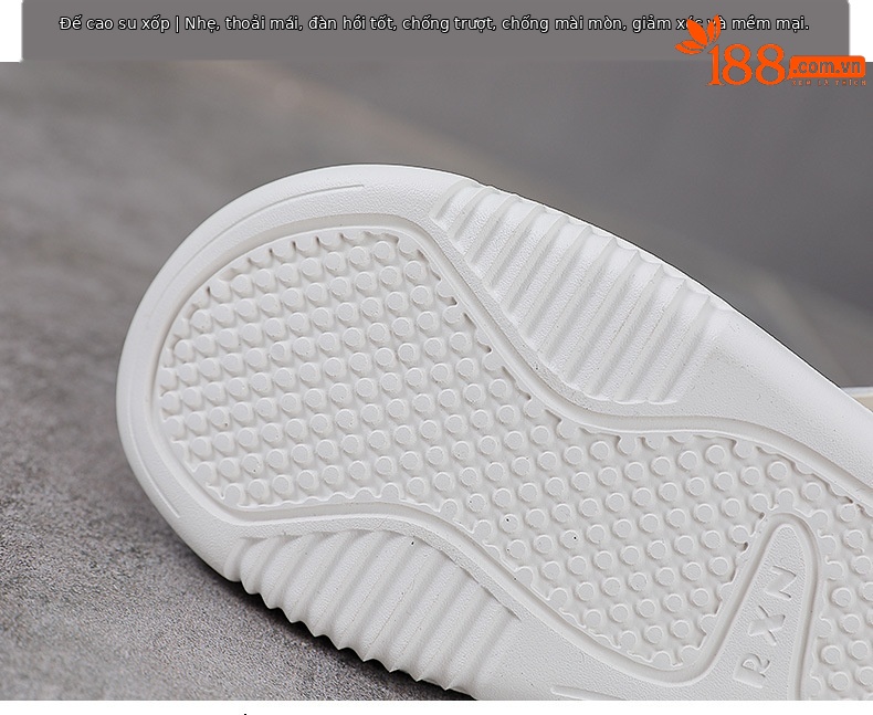Dép xỏ ngón nữ da bò đế dày phong cách Birkenstock — màu be chi tiết 7