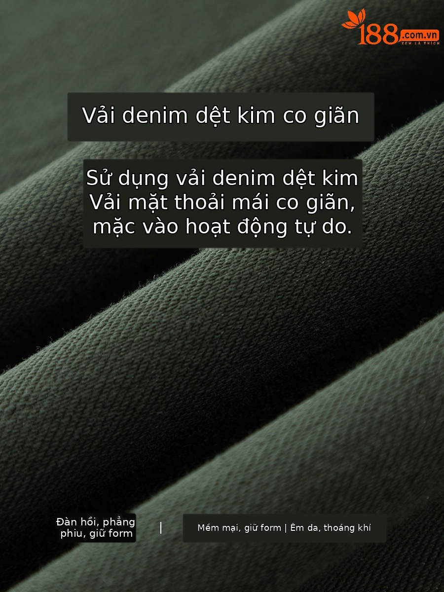 Quần ống rộng nữ dáng suông chất Tencel cotton dệt kim mềm mại — màu xanh ngọc