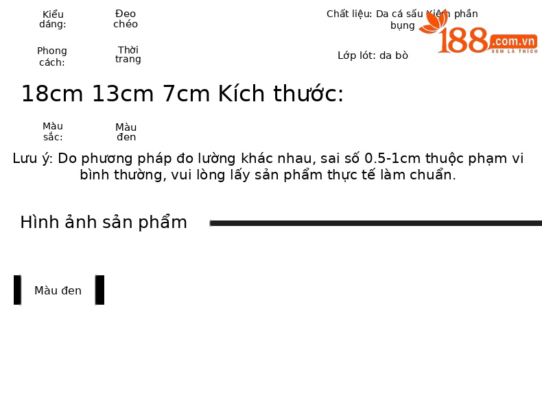 Túi đeo chéo nữ da bụng cá sấu dây xích nhỏ cao cấp chi tiết 3