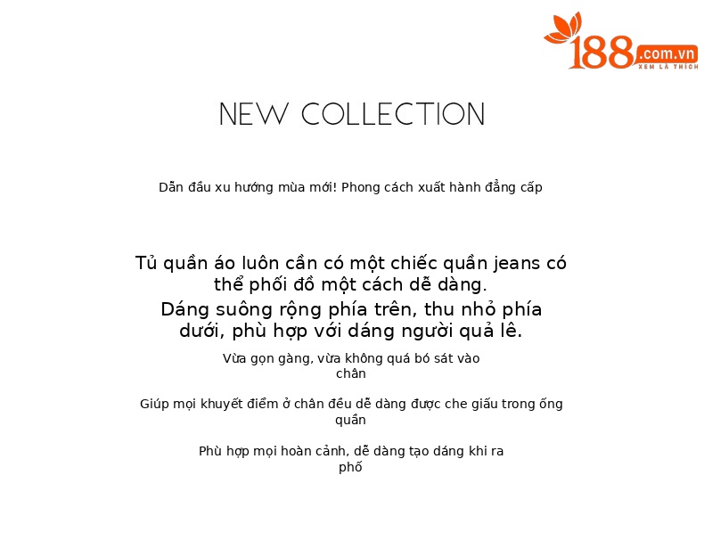 Quần jeans nữ cạp cao ống rộng dáng chuối — màu xanh chi tiết 3