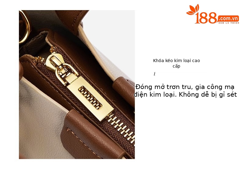 Túi bucket nữ rút dây cao cấp xuân hè 2025 – túi đeo vai chéo kiểu giỏ rau thời trang chi tiết 6