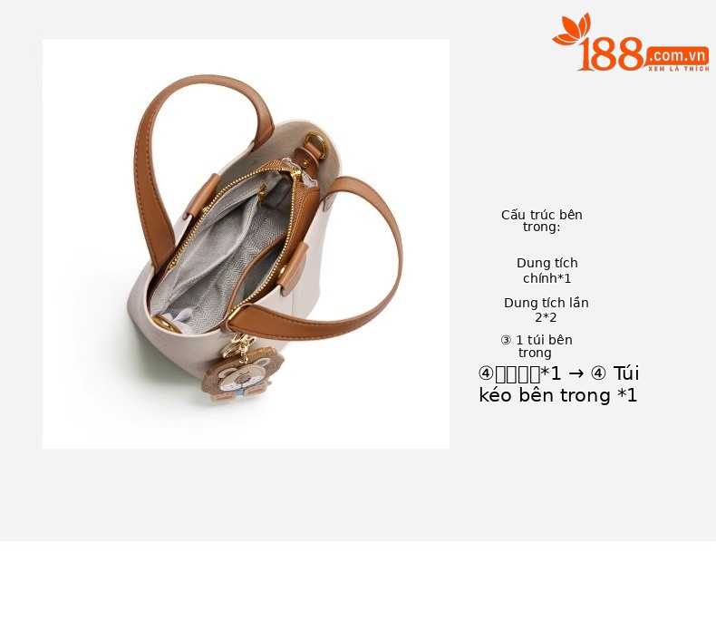 Túi bucket nữ rút dây cao cấp xuân hè 2025 – túi đeo vai chéo kiểu giỏ rau thời trang chi tiết 11