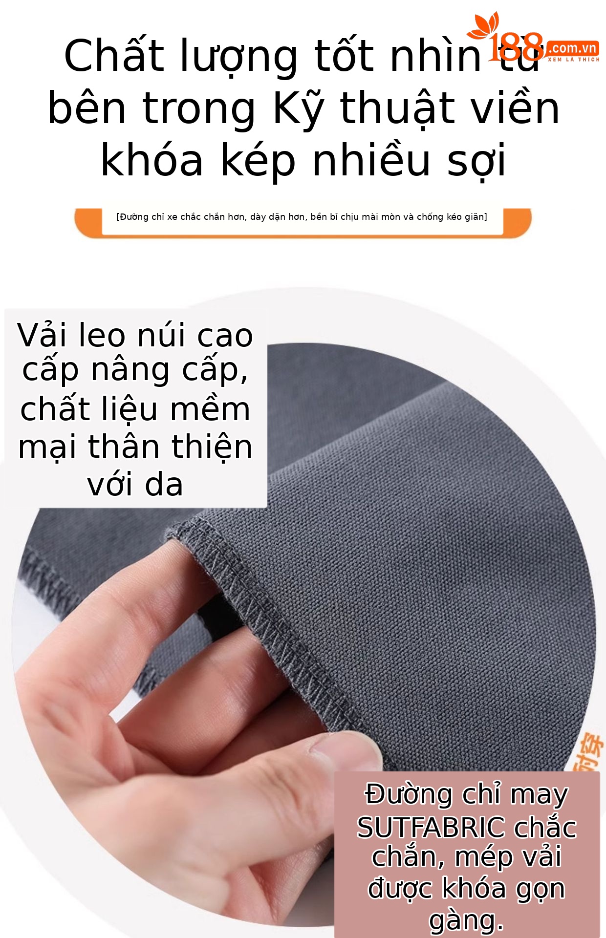 Quần dài nữ mùa hè vải lụa băng mỏng nhẹ, nhanh khô, chống nắng, kiểu harem ống rộng — Gạo xám chi tiết 4