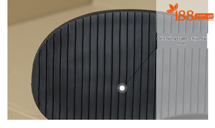 Giày loafer da thật đế xuồng cao 8cm, cổ miệng sâu, khóa Velcro tiện lợi — Màu đen, Màu đỏ chi tiết 19
