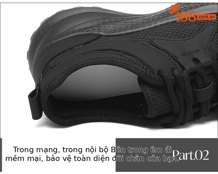 Giày sneaker nữ đế dày tăng chiều cao lưới thoáng khí mùa hè 2025 — Da đen 7147, màu be 7147 chi tiết 15