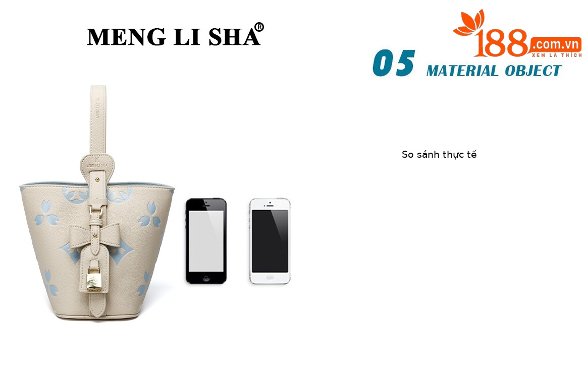 Túi bucket nữ thiết kế Hàn Quốc cao cấp, xách tay đeo chéo, dung tích lớn đi làm xuân hè 2026 chi tiết 5