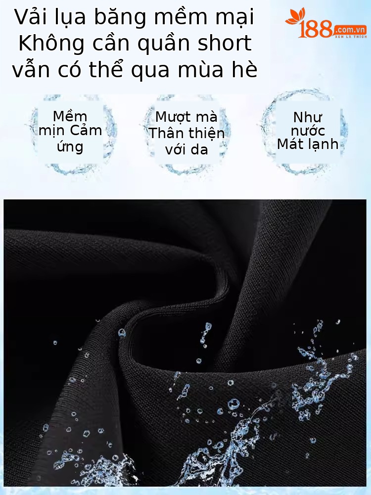 Quần tây nữ cạp cao ống loe vải mỏng mùa hè — Quần dài màu trắng