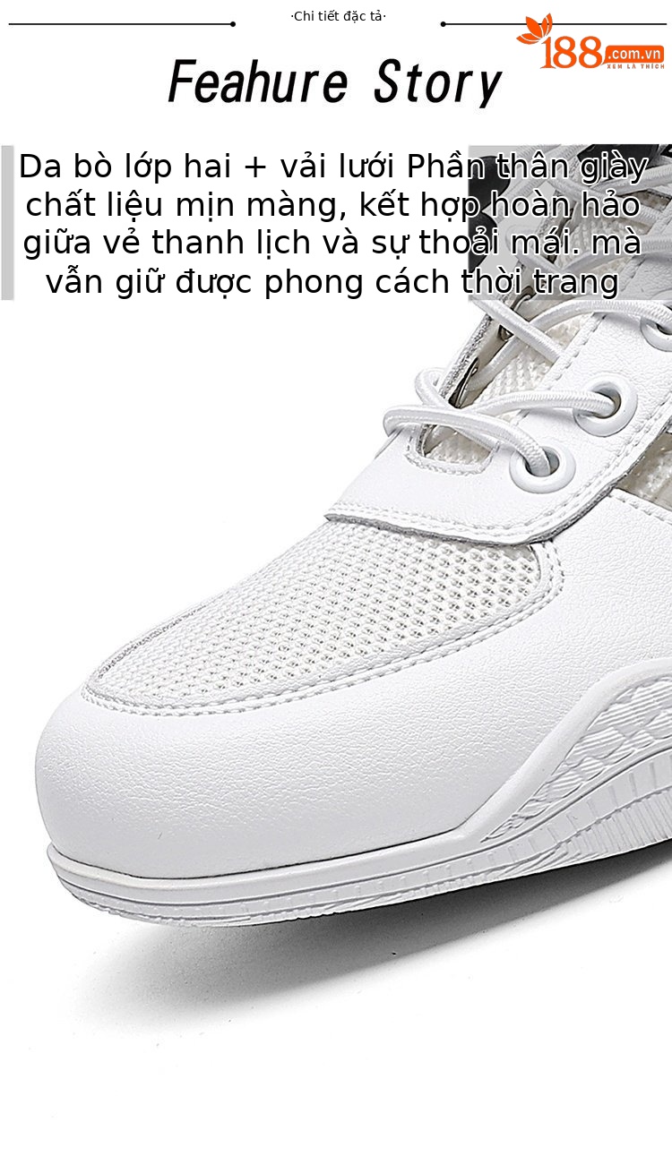 Giày sneaker nữ da thật đục lỗ thoáng khí đế bệt — B5-05=giá trị thông số Kd, (cài 2), Mễ Lam 1061 (kiểu chạm rỗng mùa hè), Nâu gạo 58.380 (kiểu xuân thu), Gạo xám 58.380 (kiểu xuân thu) chi tiết 22