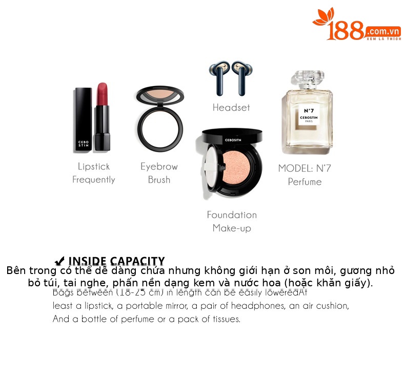 Túi bucket nữ rút dây thời trang cao cấp mùa hè 2025, túi xách tay đeo chéo nhỏ gọn chi tiết 7