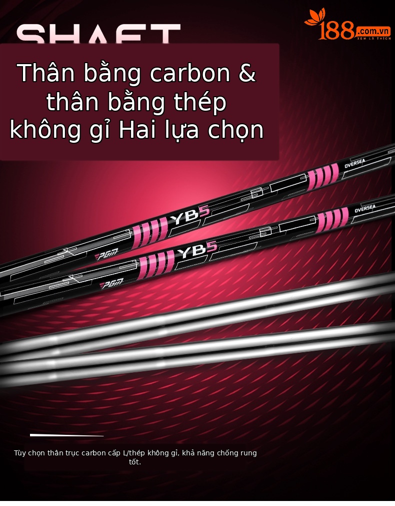 Bộ gậy golf nữ PGM YB5 11 chiếc (tay phải) kèm túi đựng — LTG073-碳杆身11支, LTG073-钢杆身11支 chi tiết 15