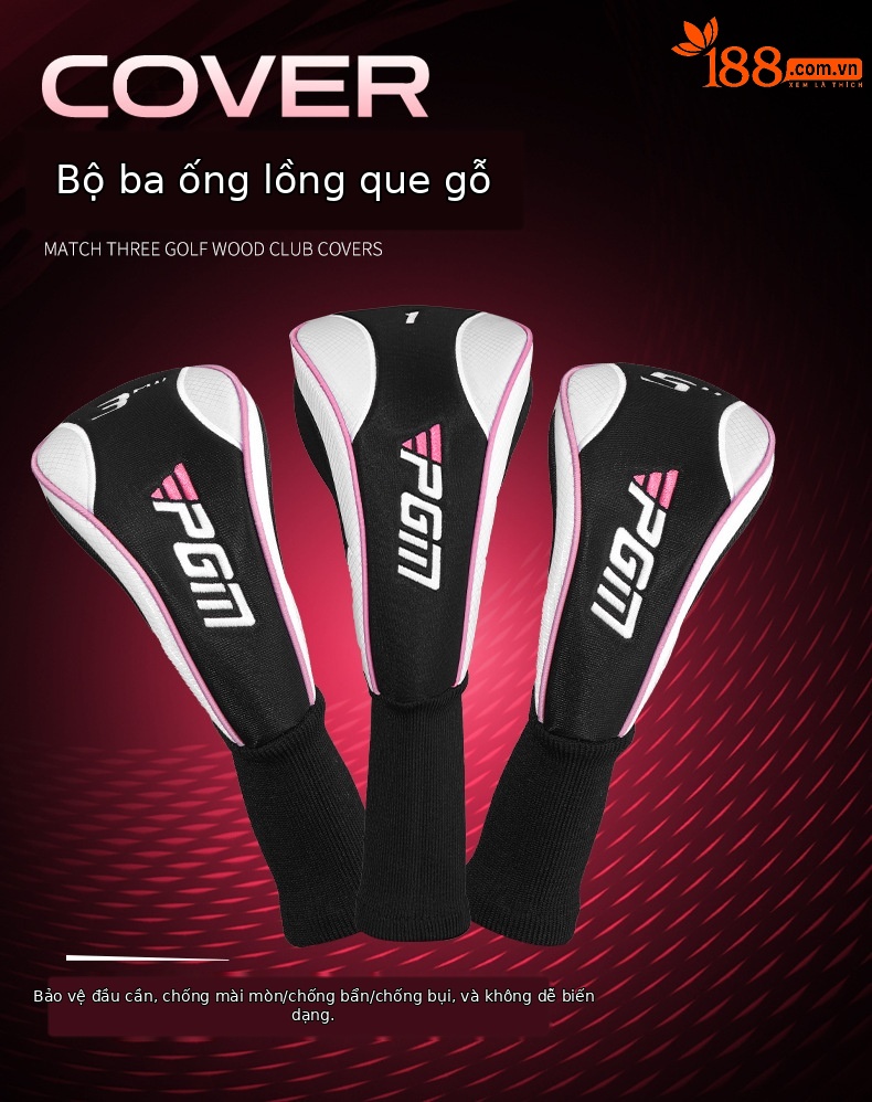 Bộ gậy golf nữ PGM YB5 11 chiếc (tay phải) kèm túi đựng — LTG073-碳杆身11支, LTG073-钢杆身11支 chi tiết 16
