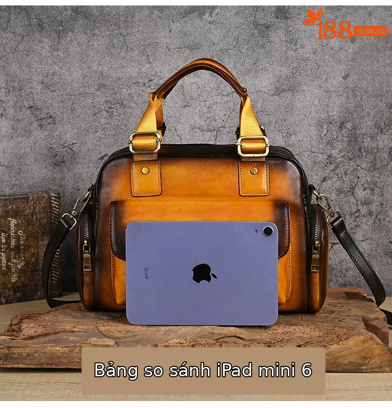 Túi xách tay nữ da bò cổ điển phong cách châu Âu, đa năng xách tay và đeo chéo, kích thước 32×16×22 cm — Đỏ cổ điển chi tiết 8