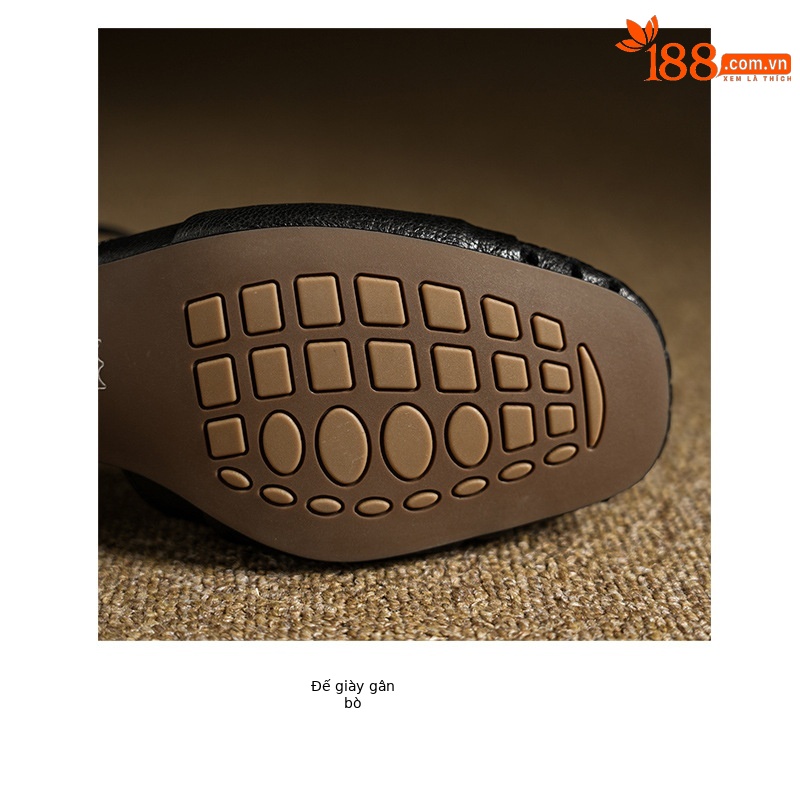 Sandal nữ da cừu mũi nhọn quai khóa một đường gót dày 5 cm — đen chi tiết 20