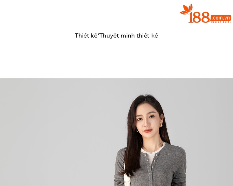 Quần jeans nữ dáng rộng lưng cao ống rộng thiết kế Jacquard Scimitar — màu xanh chi tiết 9