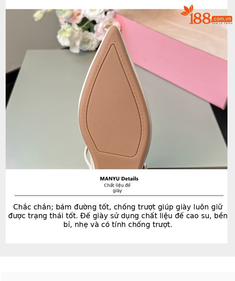 Giày ballet mũi nhọn đế bằng nâng cao bên trong, miệng nông, phong cách thanh lịch mùa xuân thu — đen chi tiết 6
