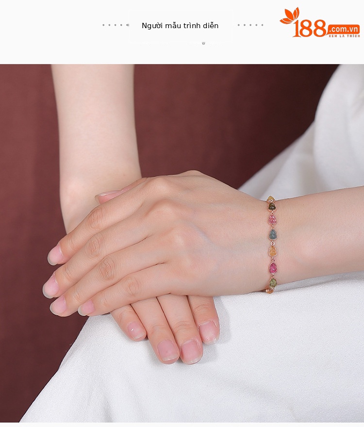 Vòng tay bạc S925 mạ vàng hồng hình hồ lô tỳ hưu phong thủy — Một kiện (Bích Tỉ màu sắc ngẫu nhiên) chi tiết 3