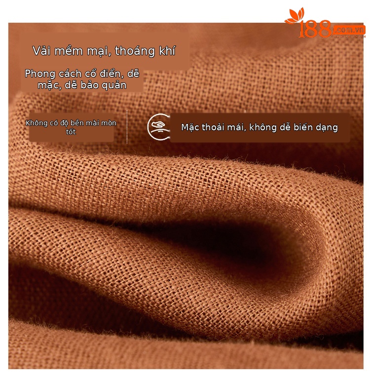Đầm maxi nữ thắt eo cotton linen 2025 form rộng thanh lịch — màu sắc, Xanh lông mòng đen chi tiết 12