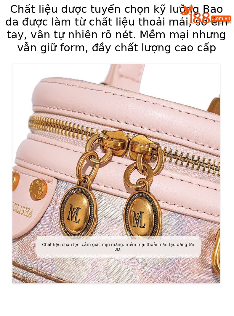 Túi bucket nữ dây rút phong cách sang trọng cao cấp dung tích lớn đeo chéo vai đi làm chi tiết 6