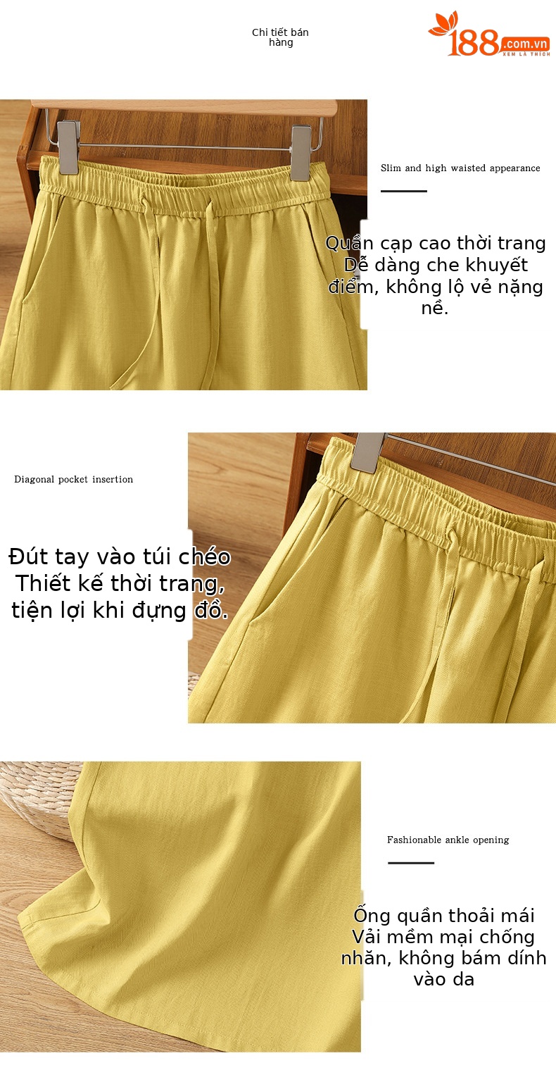 Chân váy Lyocell Tencel nữ cạp cao xẻ tà dáng suông dài midi — màu xanh hải quân chi tiết 2