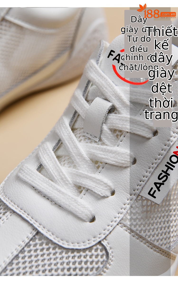 Giày sneaker nữ da thật lưới thoáng khí đế mềm phong cách cổ điển gót 2.5 cm — L 58219m Mẫu lưới thoáng khí màu xám/chiều cao gót 2.5cm, L58219 mẫu lưới thoáng khí màu hồng/chiều cao gót 2.5cm, L58219 lưới đen thoáng khí/mẫu cao gót 2.5cm, L58219 lưới trắng thoáng khí/mẫu chiều cao gót 2.5cm chi tiết 20