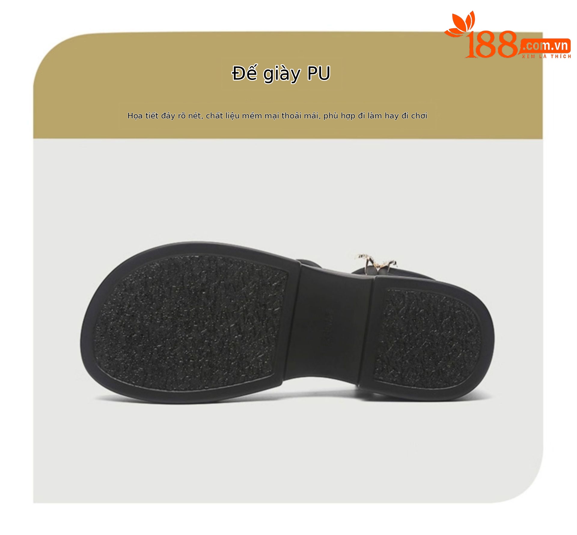 Dép sandal nữ quai chữ V đế dày mềm mùa hè 2025 — 4624303023m màu, 4624303023 màu đen chi tiết 3