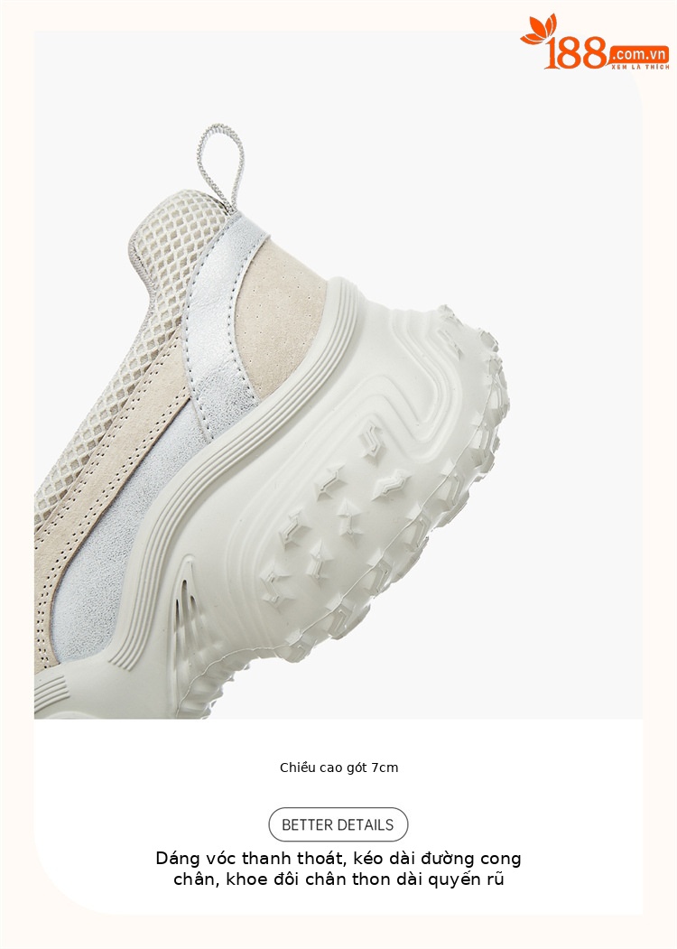 Giày sneaker nữ đế dày lưới thoáng khí phong cách Đức Huấn mùa hè 2025 — Màu xám 3125404004, Hồng 3125404004 chi tiết 7