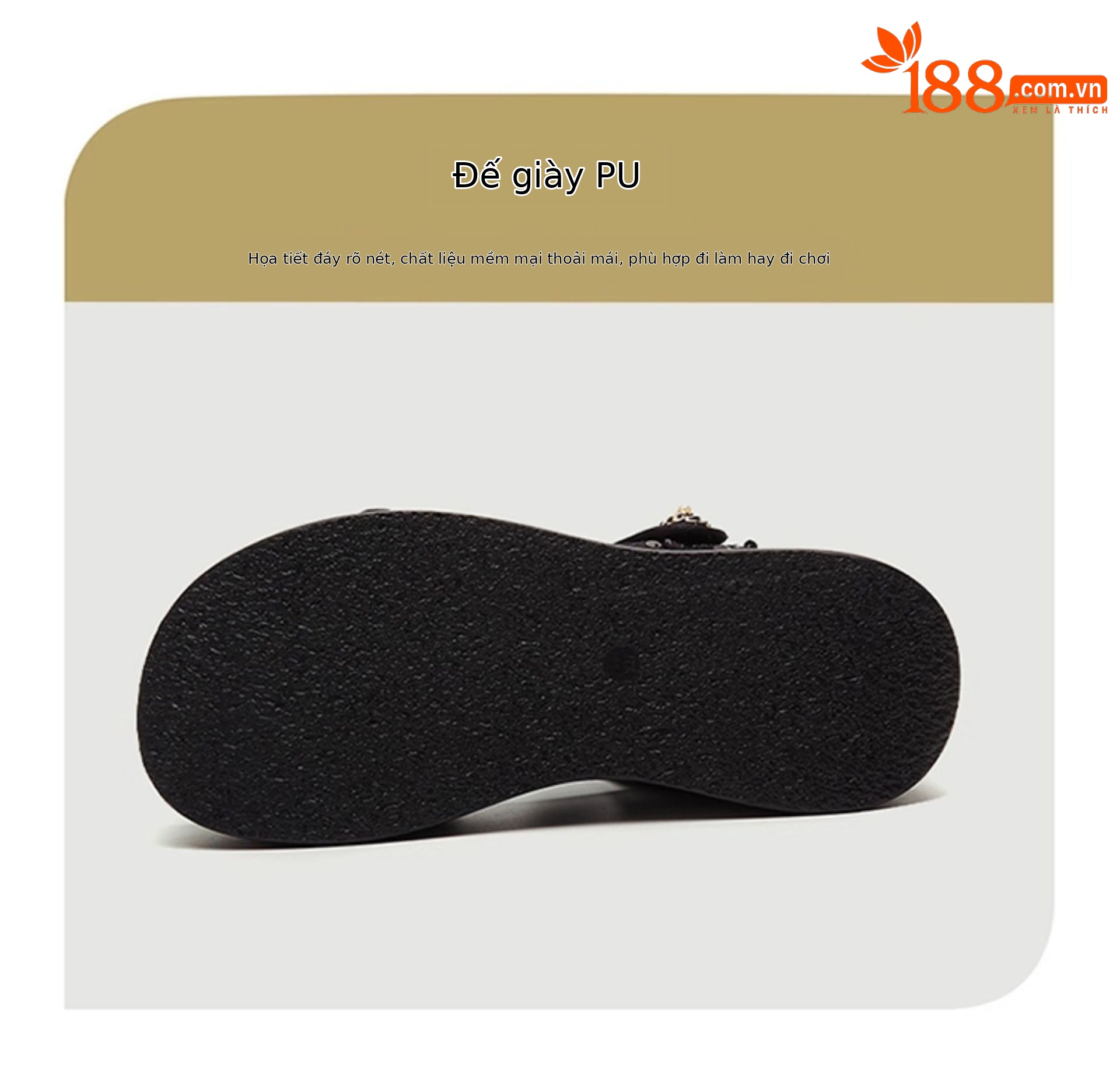 Dép sandal nữ đế xuồng tăng chiều cao, quai chữ V đơn giản, mùa hè 2025 — 4623303075 màu đen, 4624303067 màu đen, kaki, 4624303067Trắng chi tiết 2