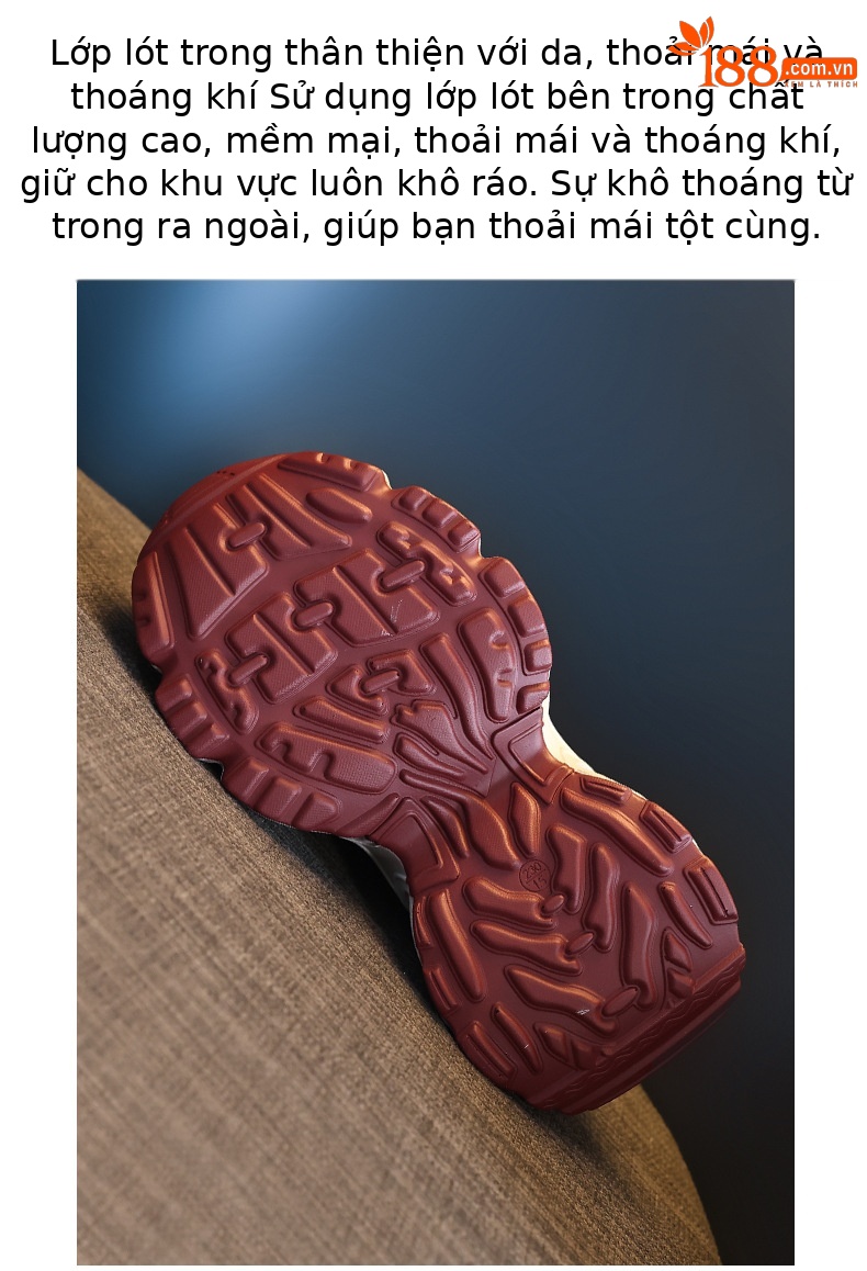 Giày thể thao nữ đế dày lưới thoáng khí, gót 9cm, kiểu dáng mùa hè thu — xám đỏ chi tiết 9